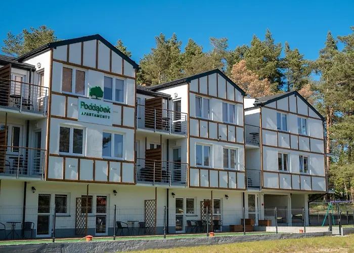 10b Niebieskie Z Basenem Krytym, Odkrytym, Sala Zabaw, Animacjami Апартаменты Поддомбе