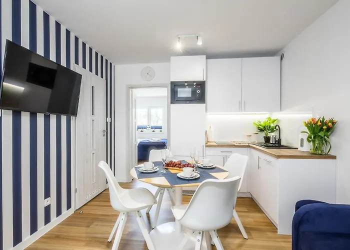 Апартаменты 10b Niebieskie Z Basenem Krytym, Odkrytym, Sala Zabaw, Animacjami